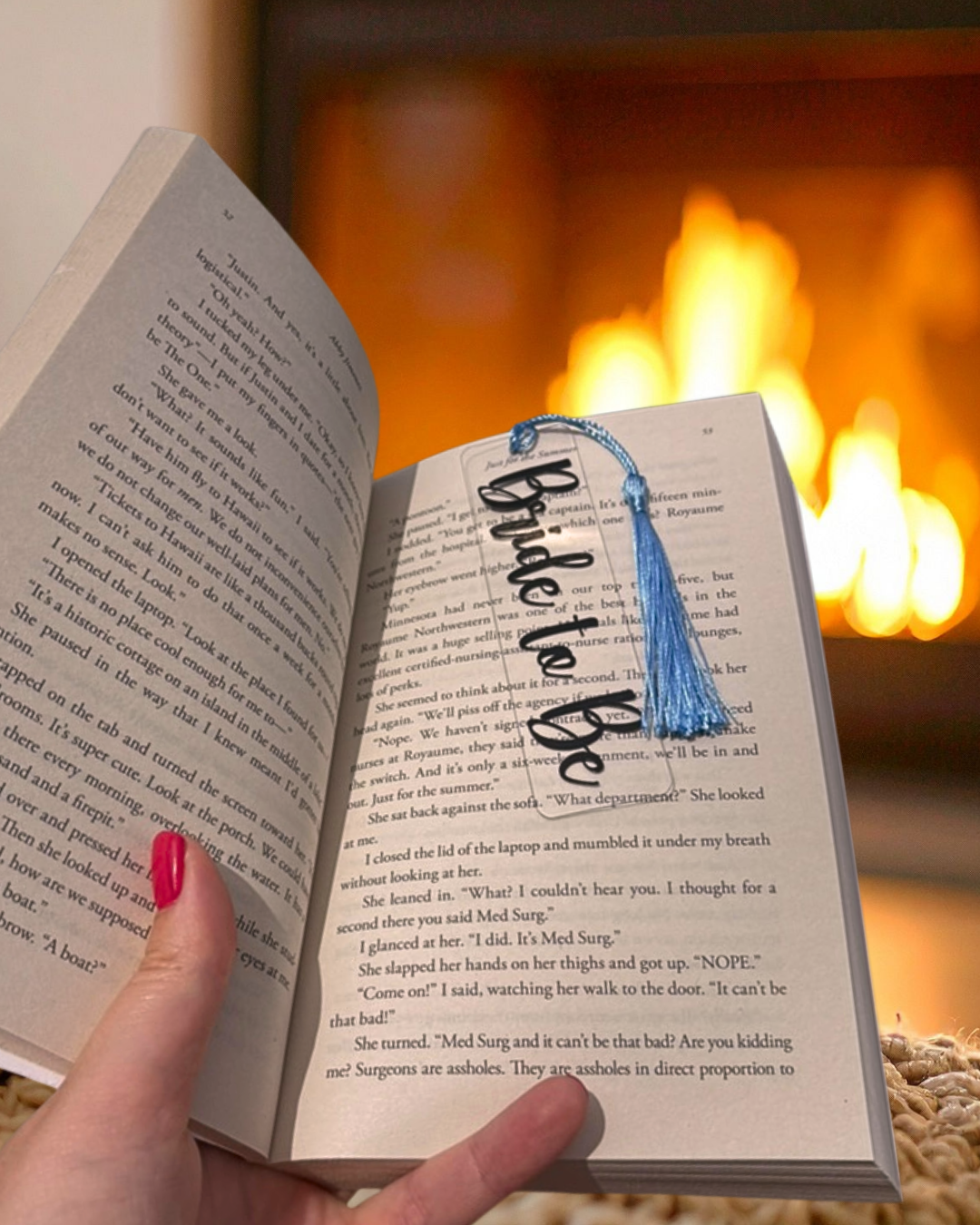 "Bride to Be" Tassel Bookmark