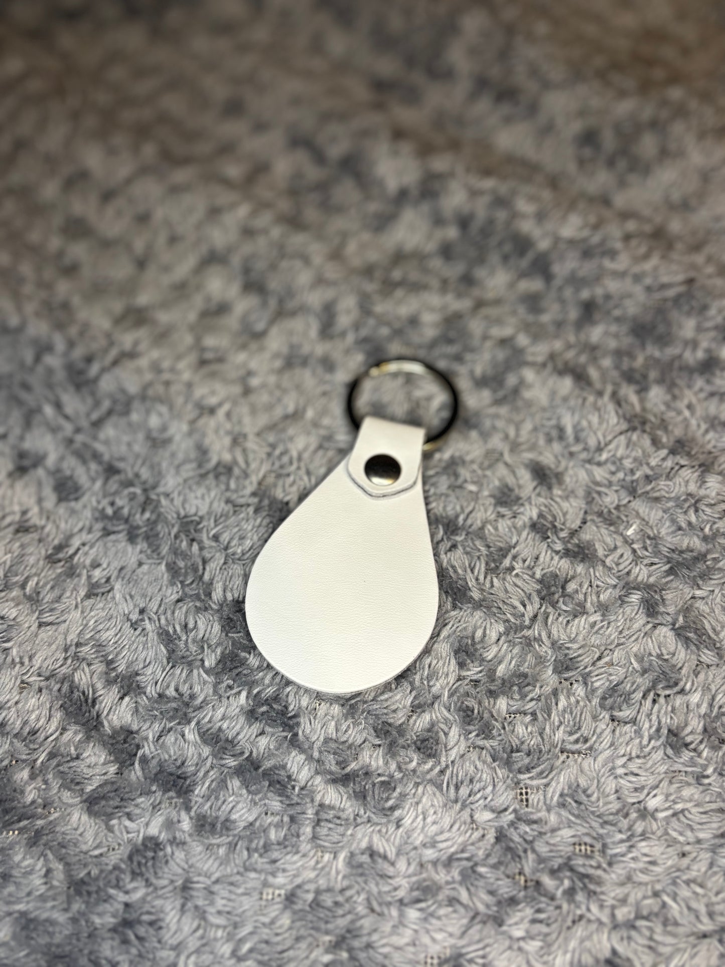 Custom Engraved Teardrop Keyring