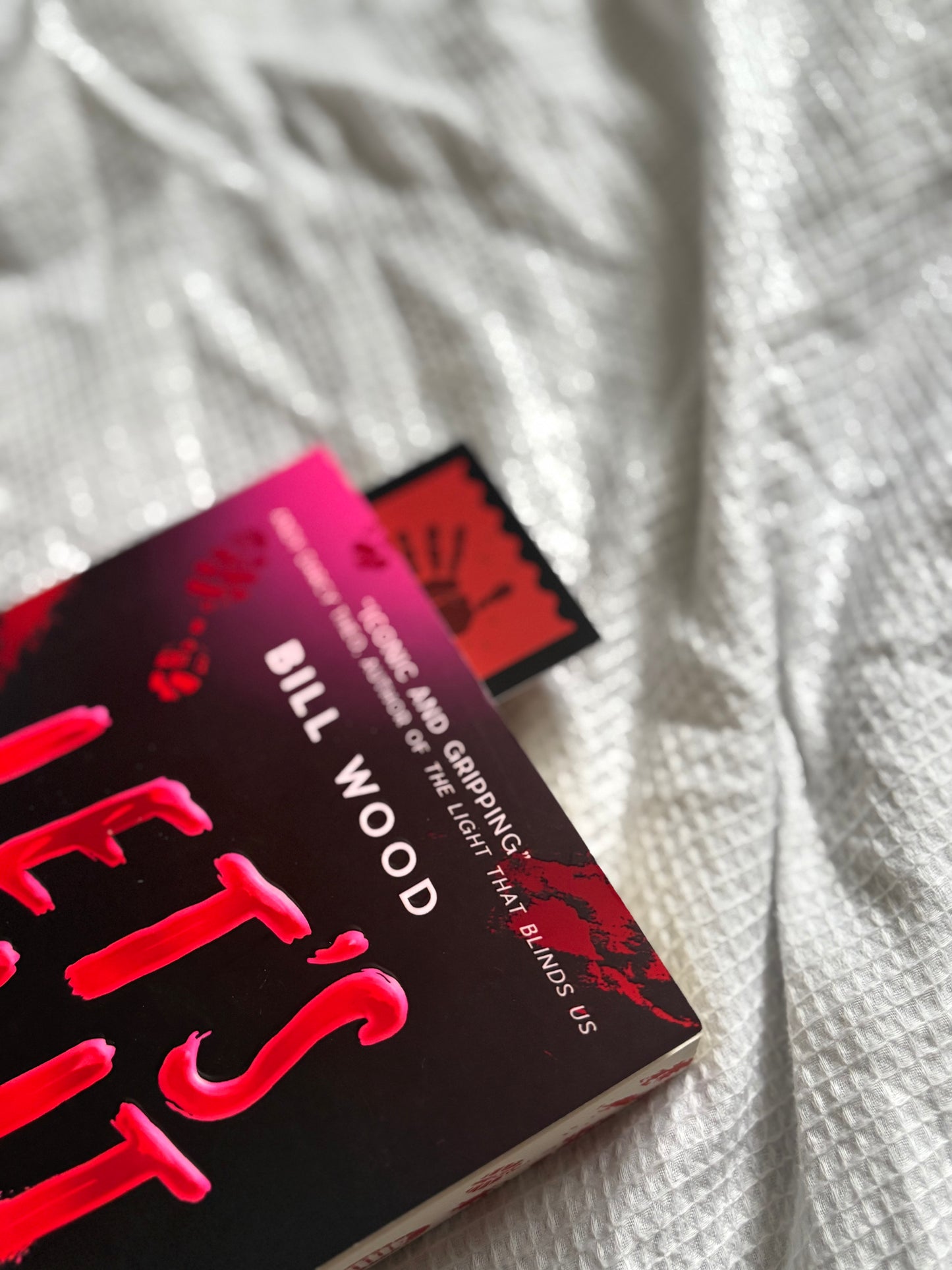 Thriller Book Club Card Bookmark