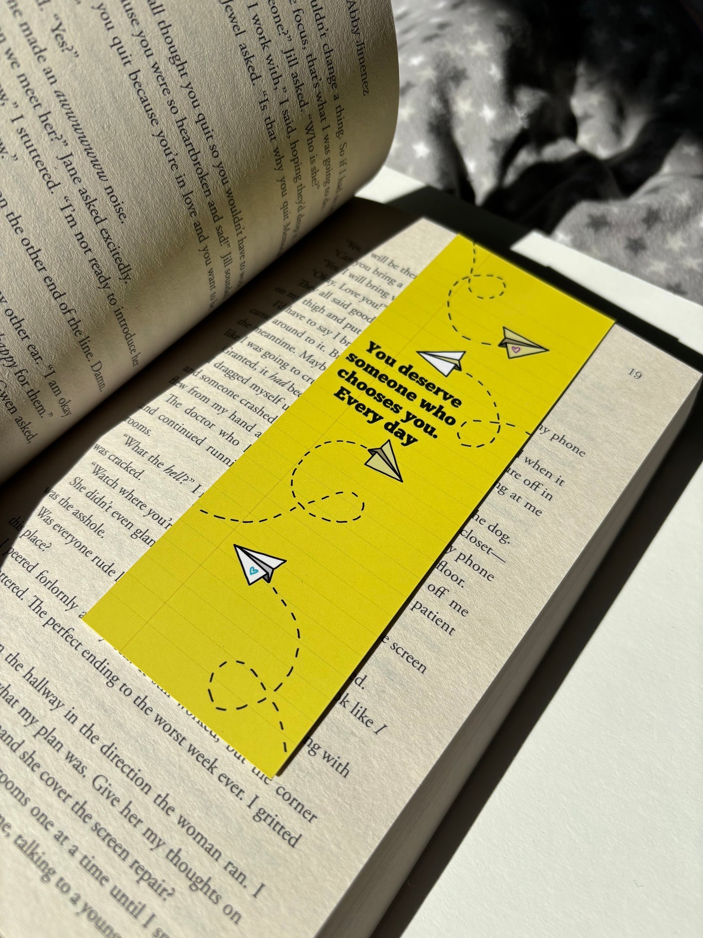 Yours Truly Card Bookmark | Matte Finish