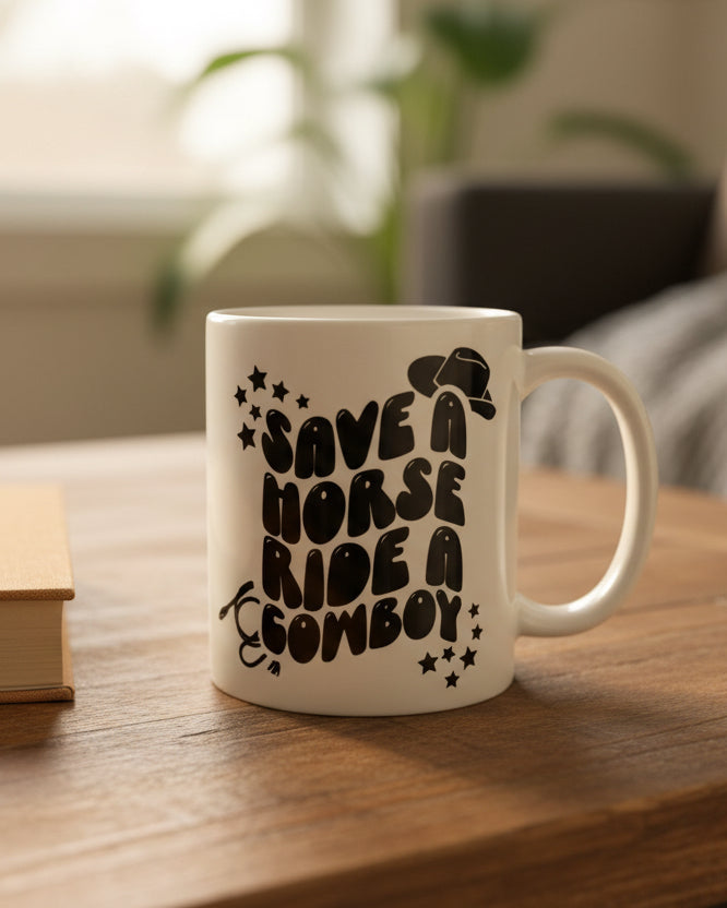 Save A Horse Ride A Cowboy Mug
