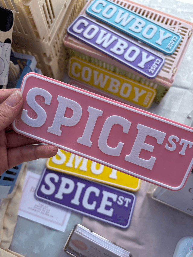 Bookcase Signs | SPICE ST