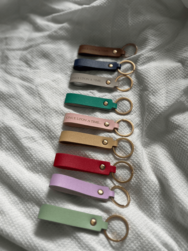 Once Upon a Time - Faux Leather Keyring