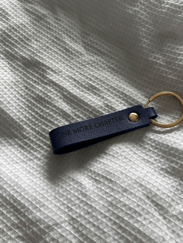 One More Chapter - Faux Leather Keyring