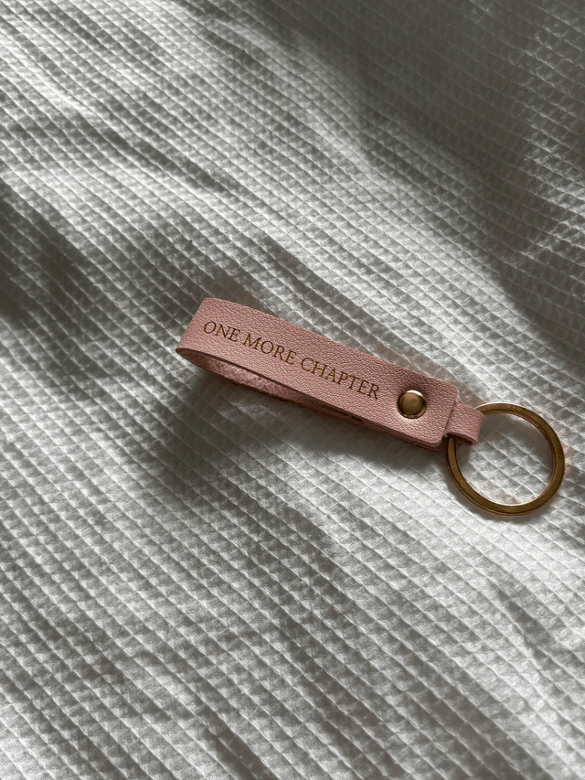 One More Chapter - Faux Leather Keyring