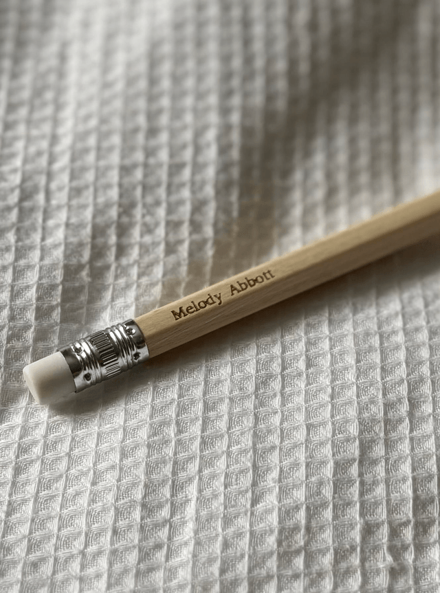 Personalised HB Pencil with Eraser - Different Personalisation on Each Pencil
