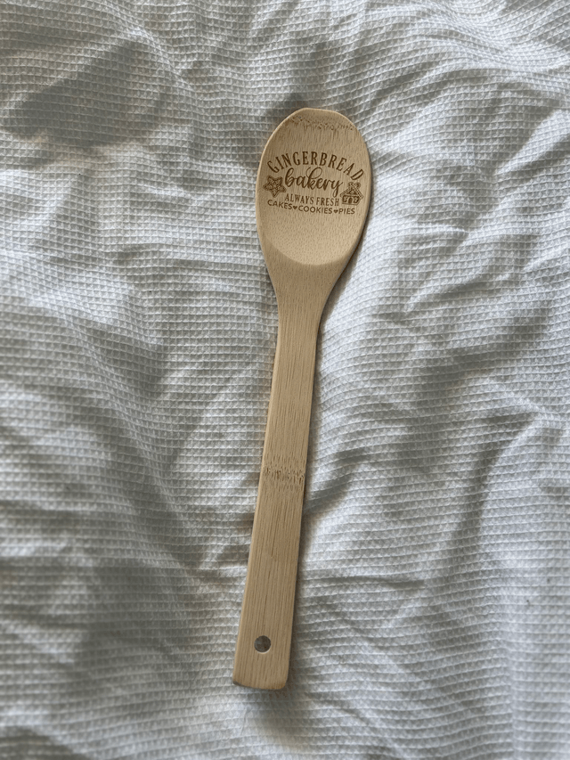 Christmas Wooden Spoon - Gingerbread Bakery