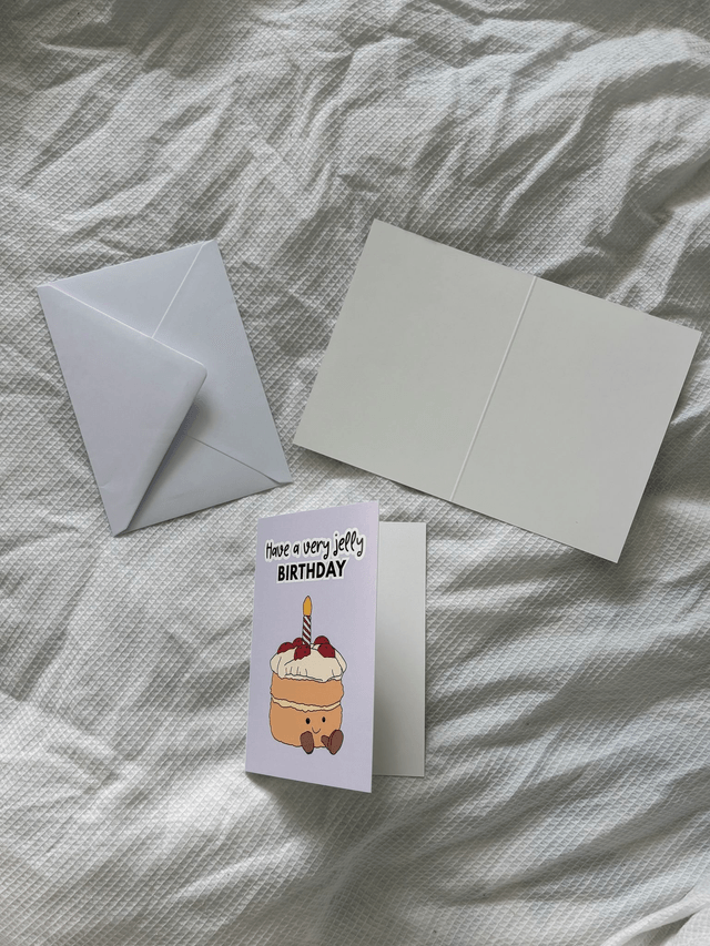 'Have a Very Jelly Birthday' - Greeting Card