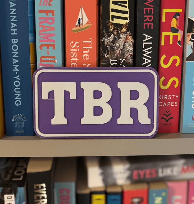 Bookcase Signs | TBR