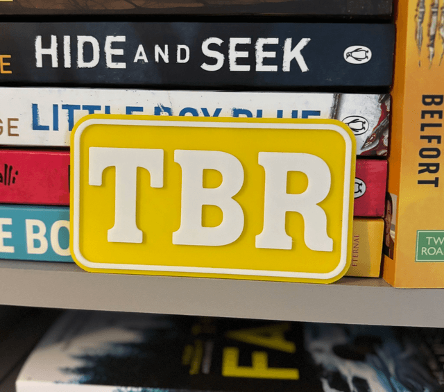Bookcase Signs | TBR