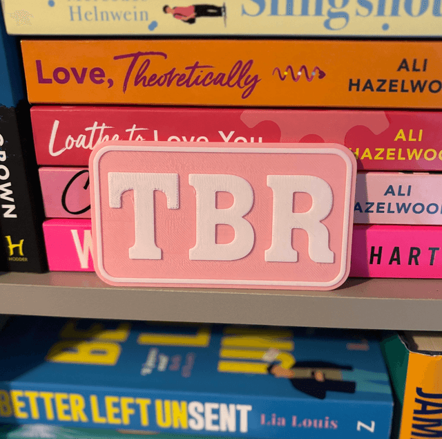 Bookcase Signs | TBR