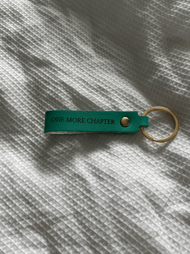 One More Chapter - Faux Leather Keyring