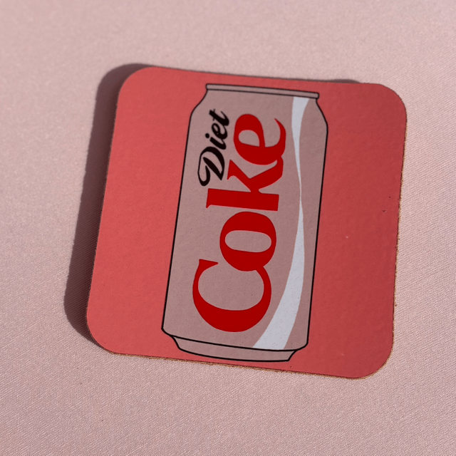 Diet Coke Coaster - Perfect for Diet Coke Lovers