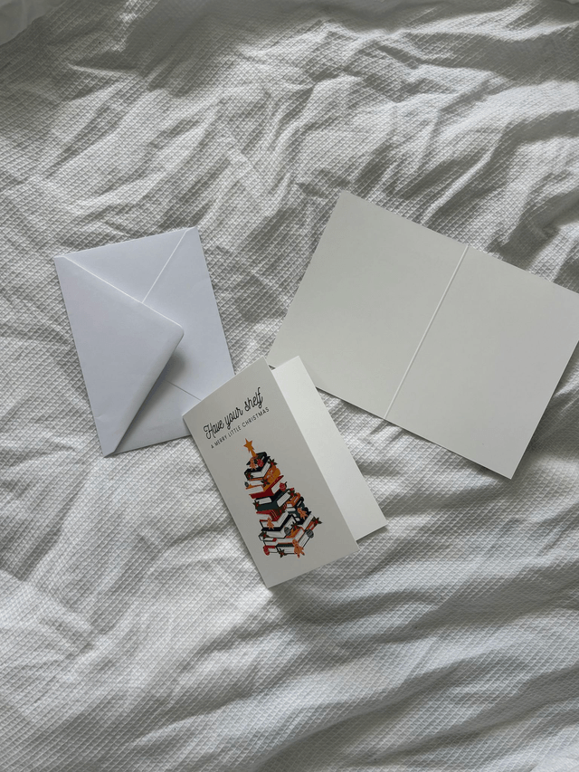 'Have your shelf a merry little Christmas' - Greeting Card