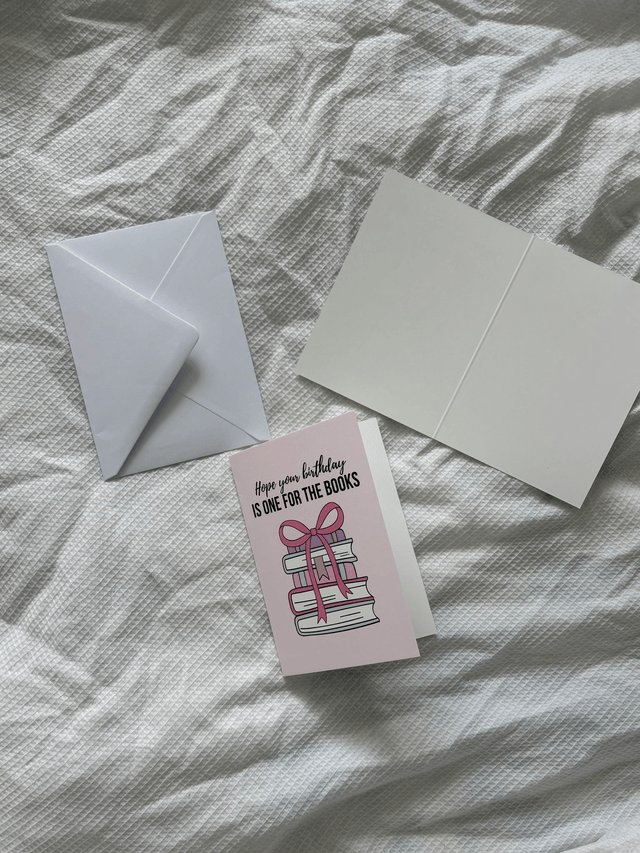 'Hope Your Birthday is one for the Books' - Greeting Card