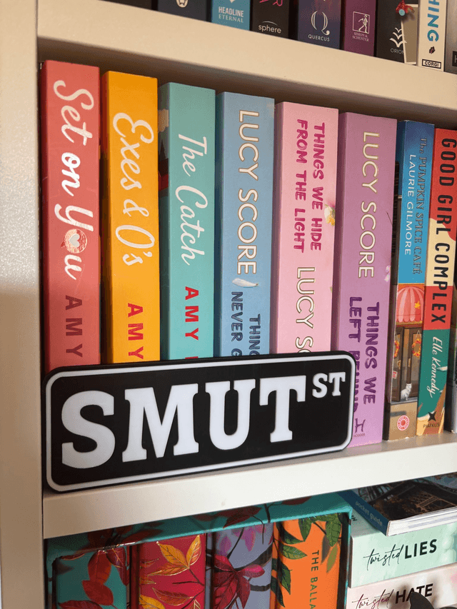 Bookcase Signs | SMUT ST