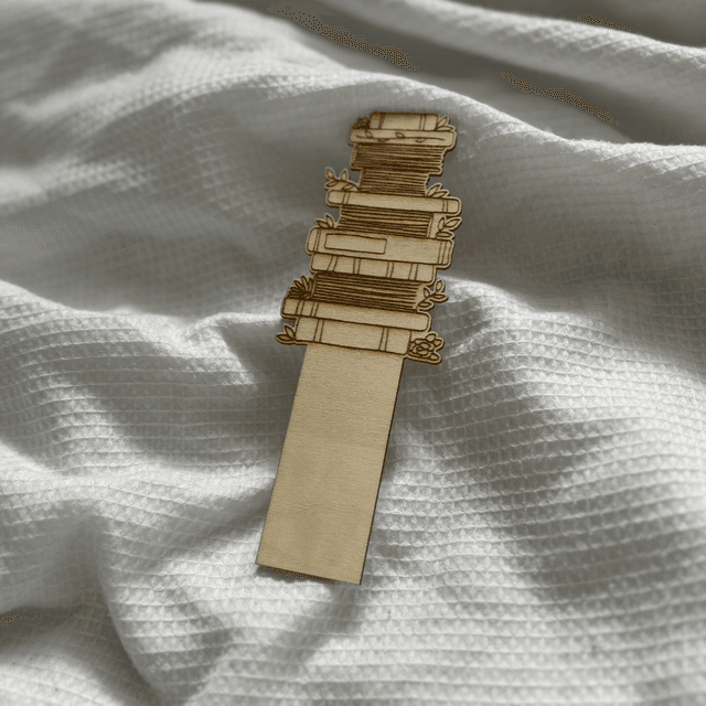 Bookstack Wooden Bookmark | Perfect for avid readers