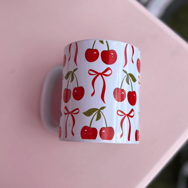Cherries &amp; Bows Mug