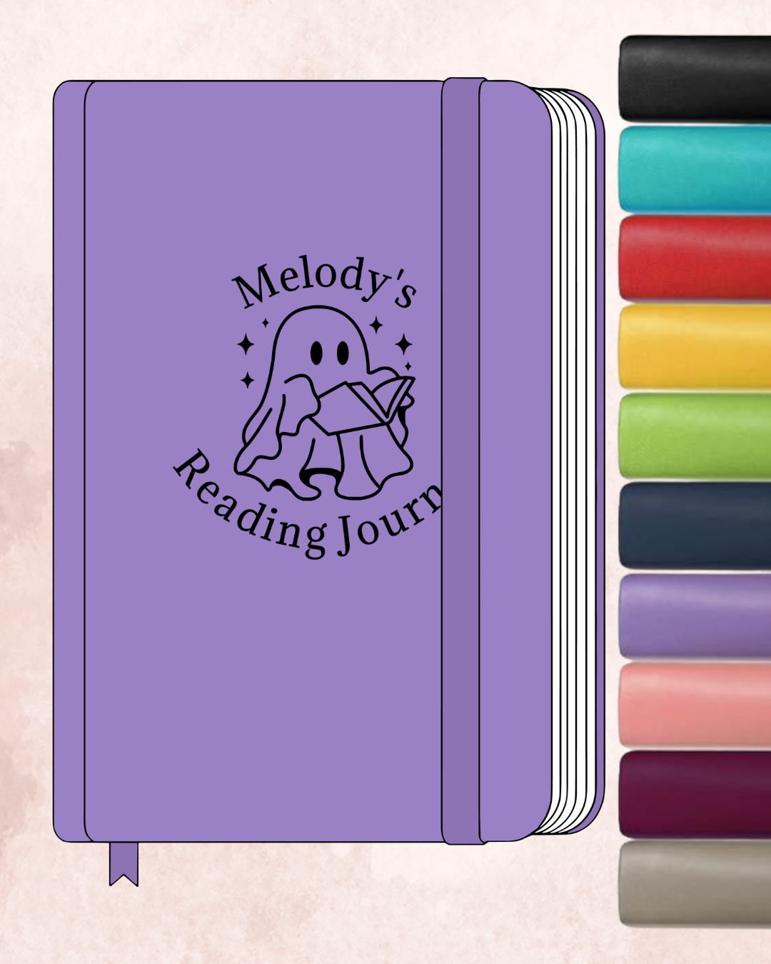 Personalised Vegan Leather A5 Bullet Journal