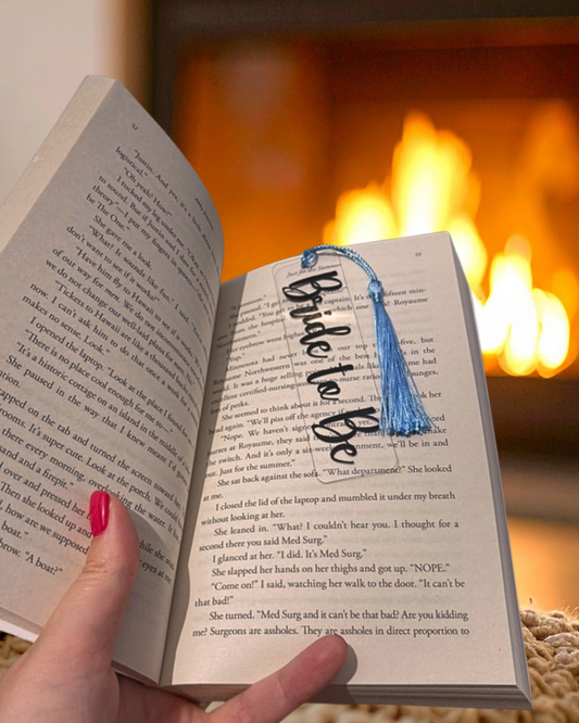 "Bride to Be" Tassel Bookmark