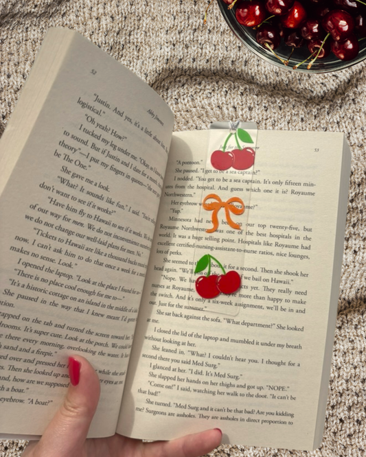 Cherry & Bows Bookmark