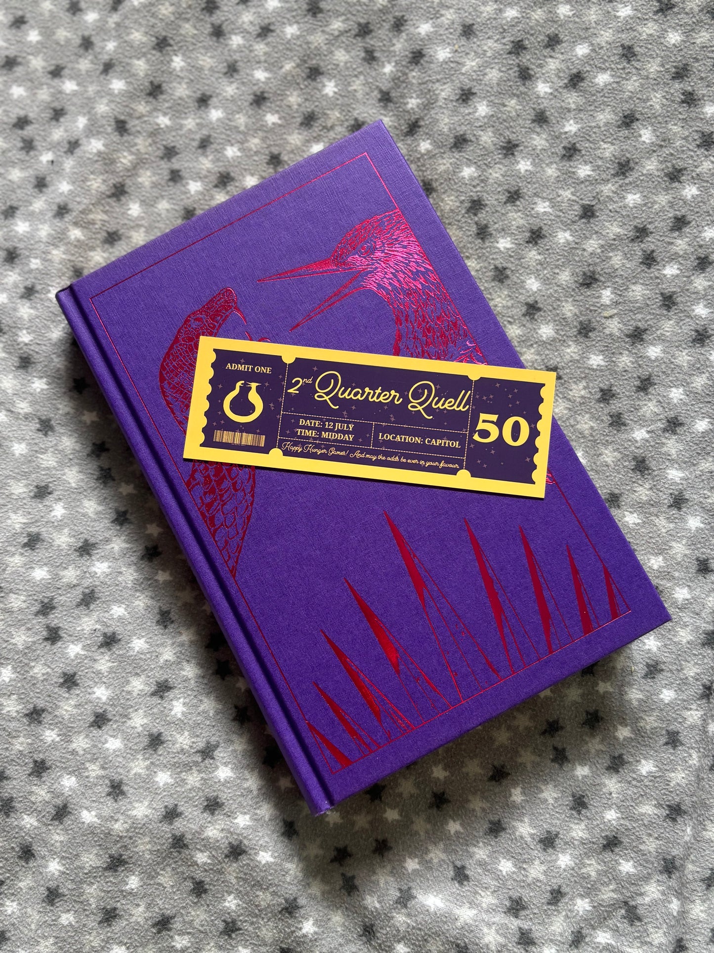 Quarter Quell Ticket Card Bookmark