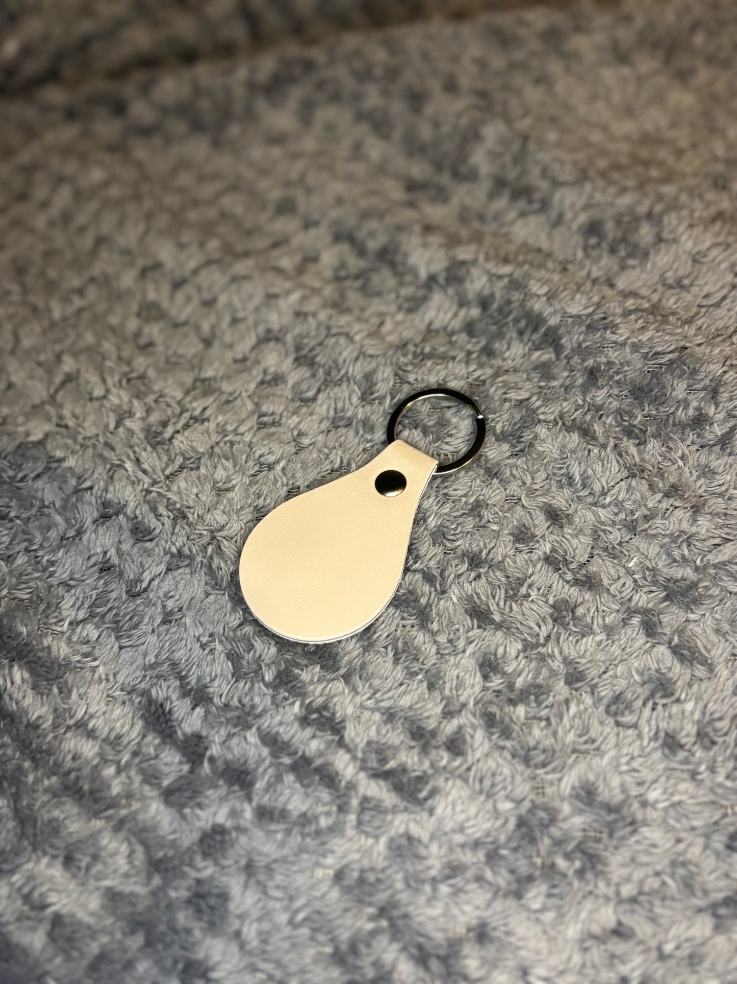 Custom Engraved Teardrop Keyring
