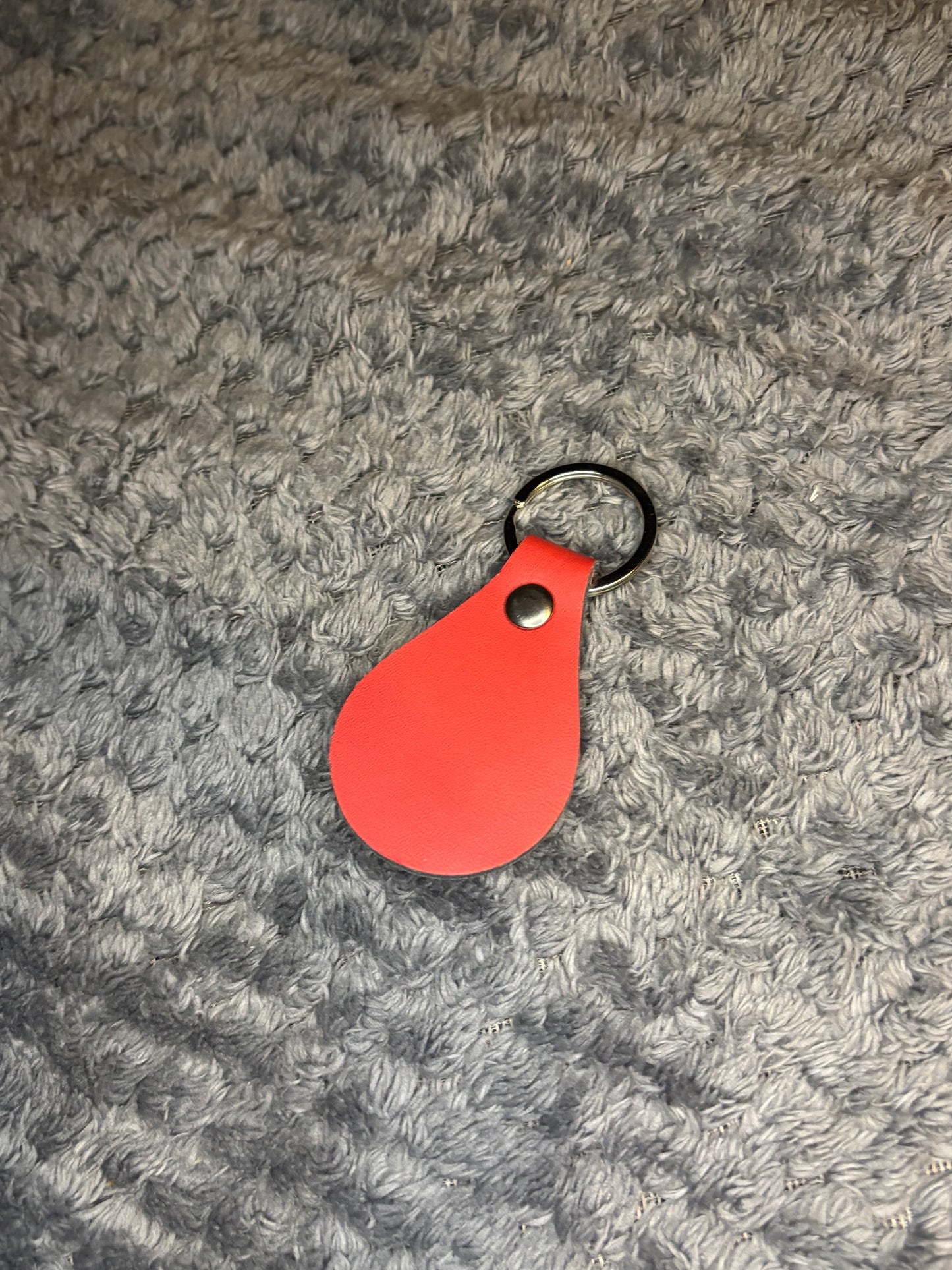 Custom Engraved Teardrop Keyring
