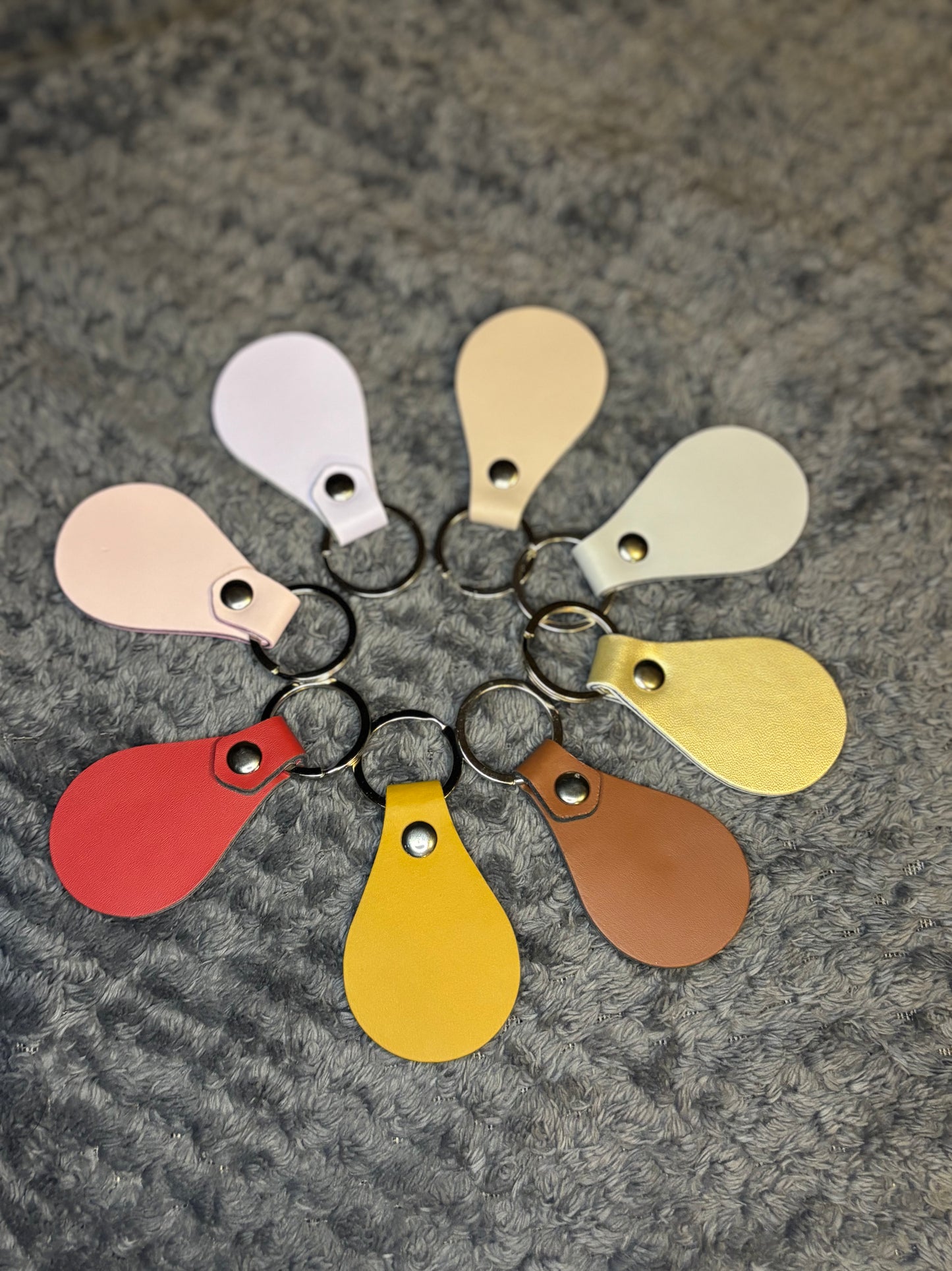 Custom Engraved Teardrop Keyring