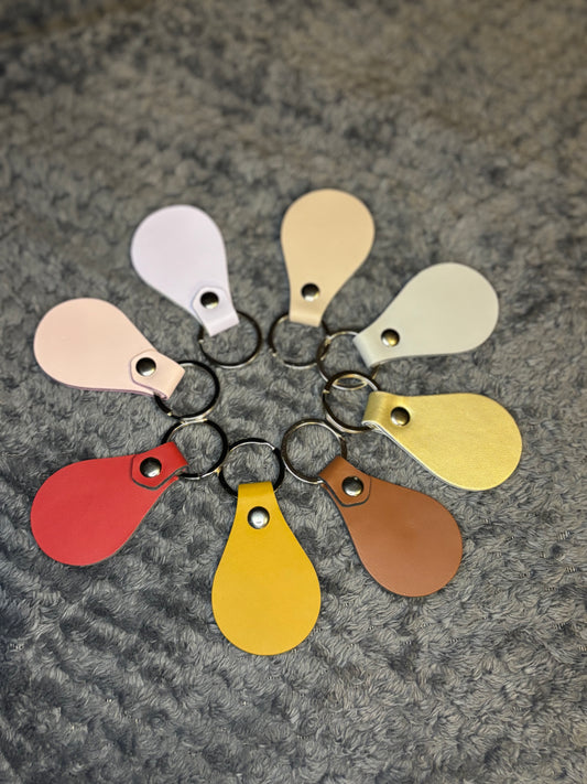 Custom Engraved Teardrop Keyring