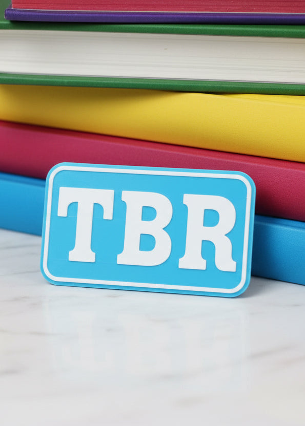 Bookcase Signs | TBR | Choose your colour combo!