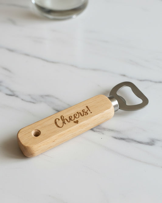 Personalised Wooden Bottle Opener