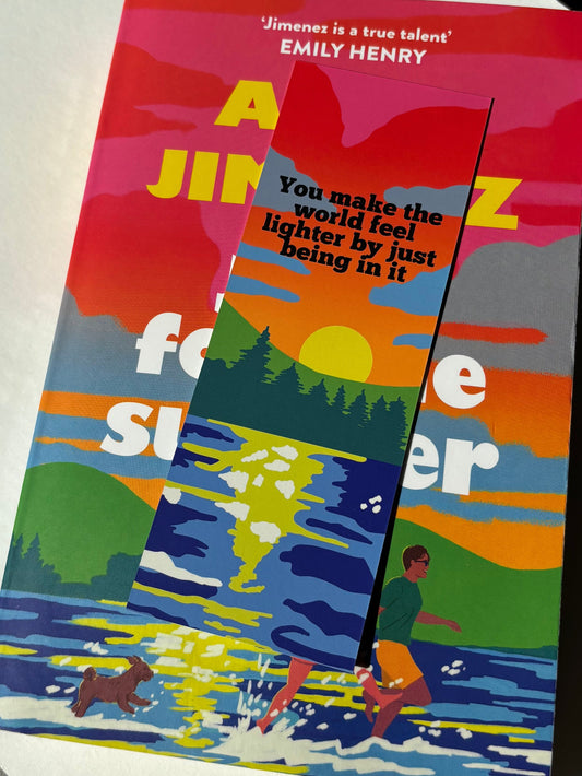 Just for the Summer Card Bookmark | Matte Finish