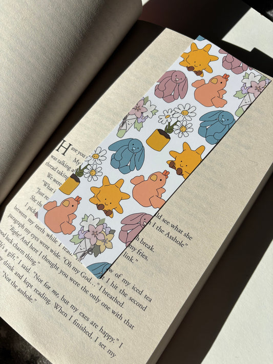 Spring JellyCats Card Bookmark | Matte Finish