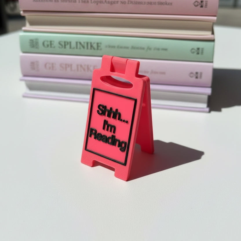 Shhh... I'm Reading Mini Sign