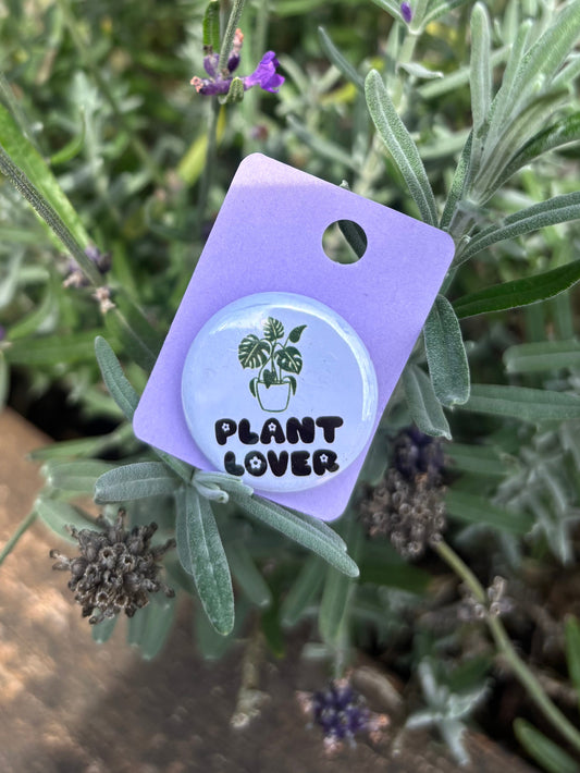 "Plant Lover" 25mm Badge
