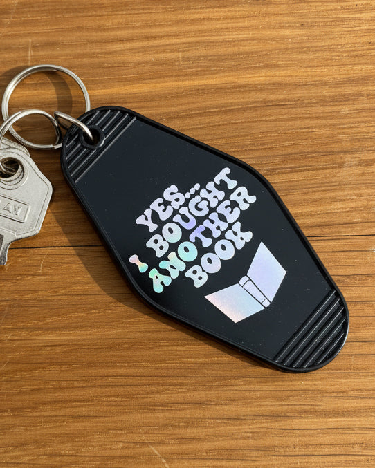 "Yes, I Bought Another Book" Keyring