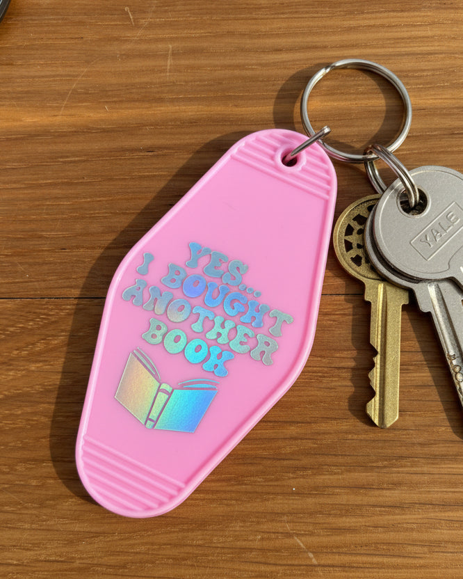 "Yes, I Bought Another Book" Keyring