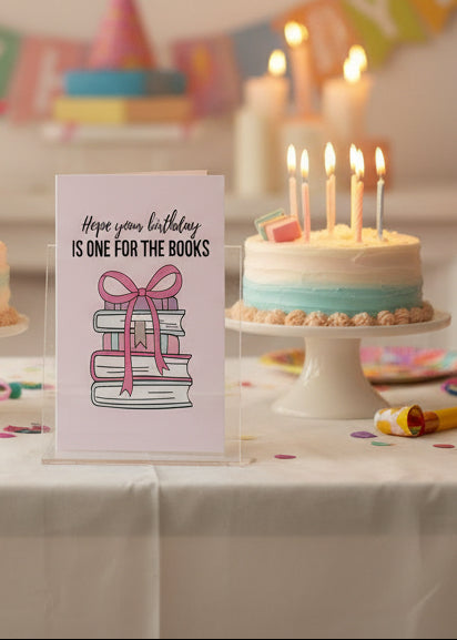 'Hope Your Birthday Is One For The Books' Greeting Card