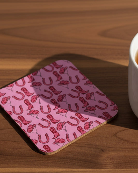 Pink Cowboy Coaster