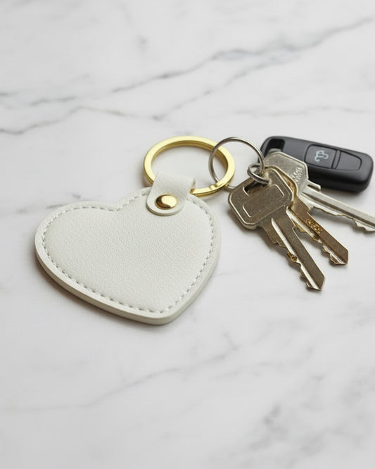 Faux Leather Heart with Gold Accents for Custom Engraving