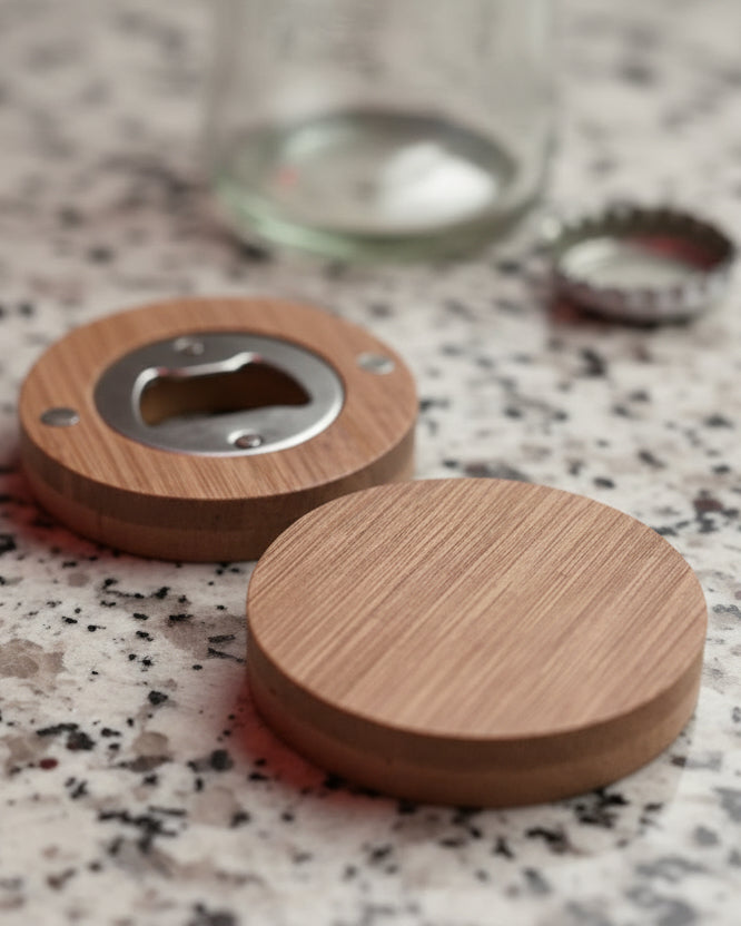 Personalised Wooden Magnet Bottle Opener